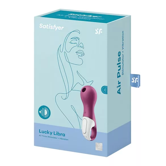 Satisfyer Lucky Libra - stymulator łechtaczki na fale powietrzne - fioletowy