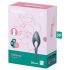 Satisfyer Bullseye - inteligentny wibrujący pierścień na penisa (szary)