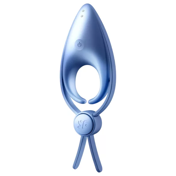 Satisfyer Sniper - akumulatorowy, wibrujący pierścień na penisa (niebieski)