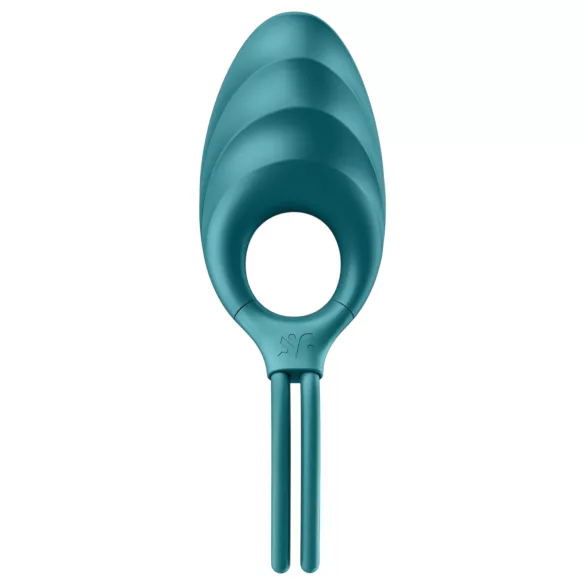 Satisfyer Swordsman - akumulatorowy, wibrujący pierścień na penisa (zielony)