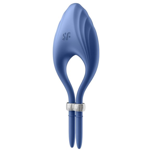 Satisfyer Duelist - akumulatorowy pierścień wibrujący na penisa (niebieski)
