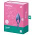 Satisfyer Duelist - akumulatorowy pierścień wibrujący na penisa (niebieski)