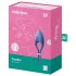 Satisfyer Duelist - wibrujący pierścień na penisa z akumulatorem (niebieski)