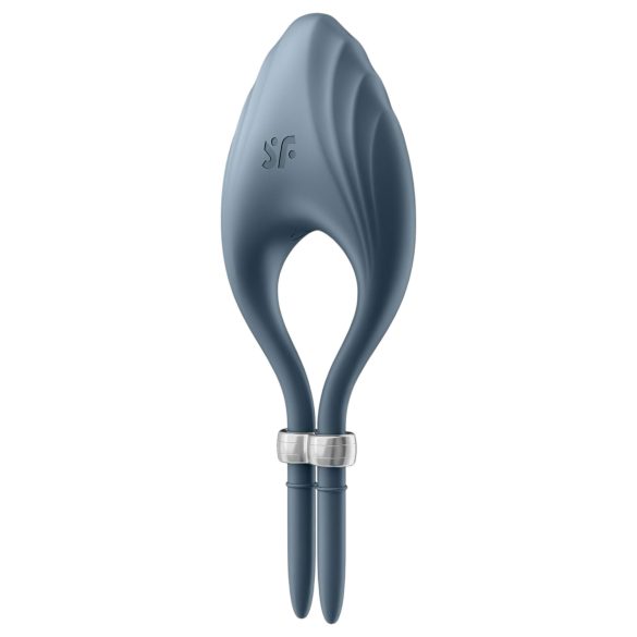 Satisfyer Duelist - akumulatorowy pierścień wibrujący na penisa (szary)