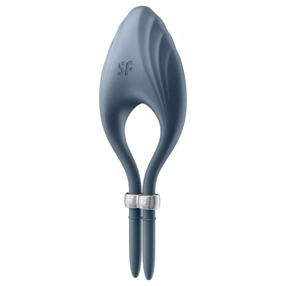 Satisfyer Duelist - pierścień wibrujący na penisa akumulatorowy szary