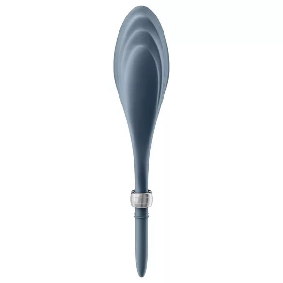 Satisfyer Duelist - pierścień wibrujący na penisa akumulatorowy szary