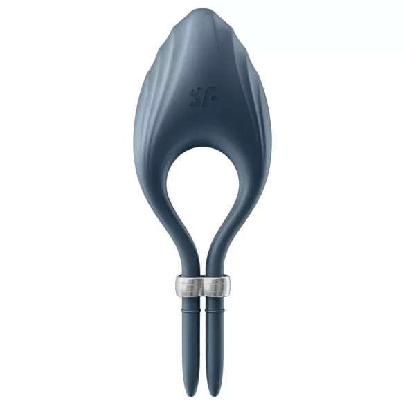 Satisfyer Duelist - pierścień wibrujący na penisa akumulatorowy szary