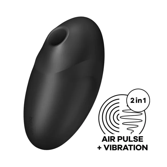 Satisfyer Vulva Lover 3 - stymulator łechtaczki na fale powietrzne - czarny