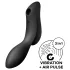 Satisfyer Curvy Trinity 2 - wibrator 2w1 z falami powietrznymi (czarny)