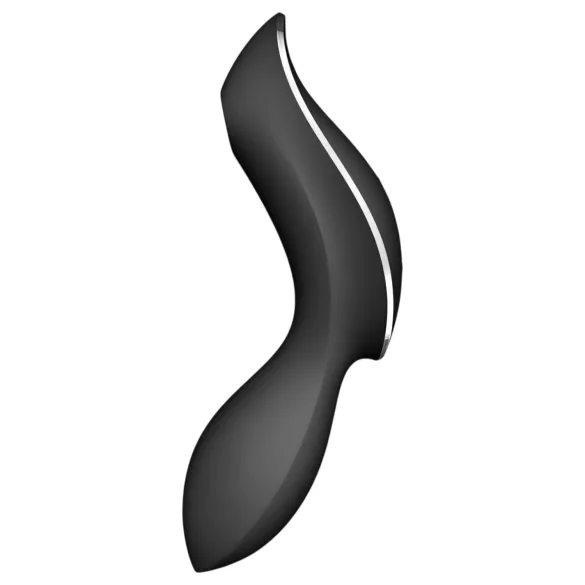 Satisfyer Curvy Trinity 2 - wibrator 2w1 z falami powietrznymi (czarny)