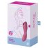 Satisfyer Curvy Trinity 3 - falowy wibrator 2w1 (czerwony)