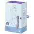 Satisfyer Curvy Trinity 3 - Wibracyjny Stymulator Powietrzny 2w1 (szary)