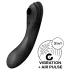 Satisfyer Curvy Trinity 4 - wibrator 2w1 z falami powietrznymi (czarny)