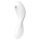Satisfyer Curvy Trinity 5+ - inteligentny 2w1 wibrator (biały)