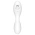 Satisfyer Curvy Trinity 5+ - inteligentny 2w1 wibrator (biały)