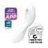 Satisfyer Curvy Trinity 5+ - inteligentny 2w1 wibrator (biały)