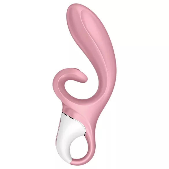 Satisfyer Hug Me - wibrator z uchwytem na łechtaczkę sterowany aplikacją (różowy)