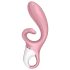 Satisfyer Hug Me - inteligentny wibrator z ramieniem na łechtaczkę (różowy)