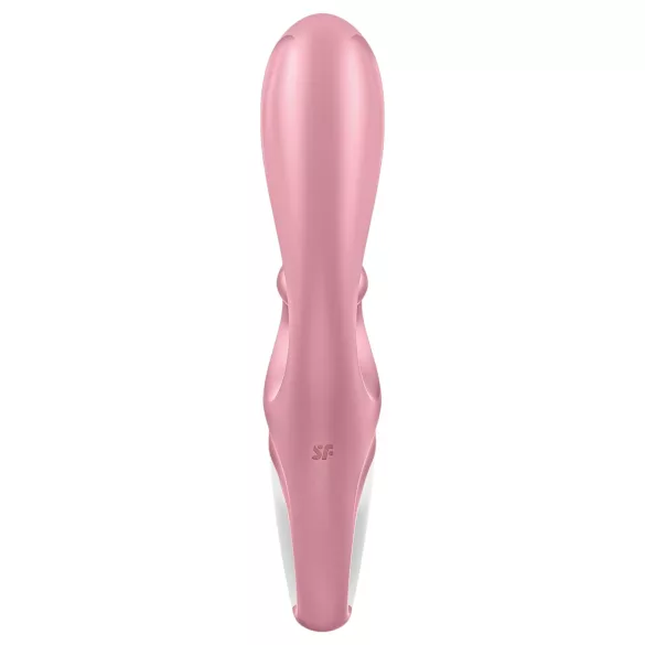Satisfyer Hug Me - wibrator z uchwytem na łechtaczkę sterowany aplikacją (różowy)