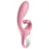 Satisfyer Hug Me - wibrator z uchwytem na łechtaczkę sterowany aplikacją (różowy)