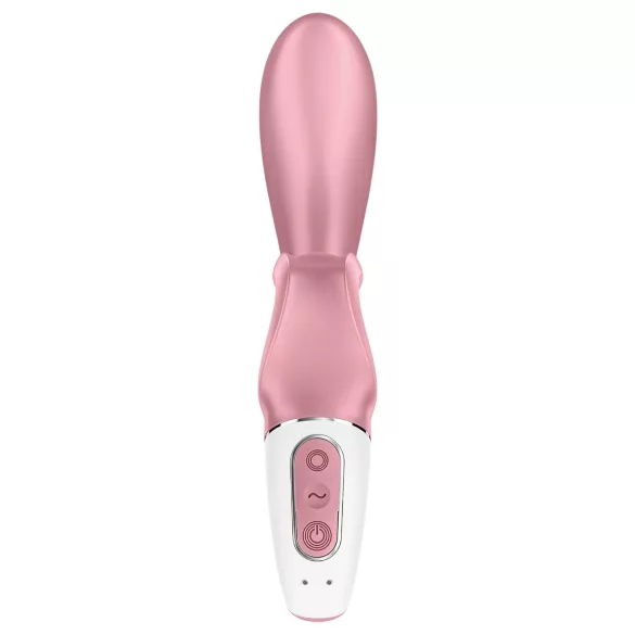 Satisfyer Hug Me - wibrator z uchwytem na łechtaczkę sterowany aplikacją (różowy)