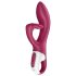 Satisfyer Embrace Me - akumulatorowy wibrator z uchwytem, czerwony