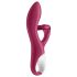 Satisfyer Embrace Me - akumulatorowy wibrator z uchwytem, czerwony