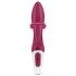 Satisfyer Embrace Me - akumulatorowy wibrator z uchwytem, czerwony