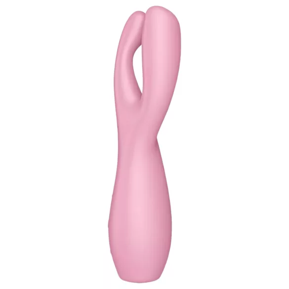 Satisfyer Threesome 3 - wibrator łechtaczkowy bezprzewodowy - różowy