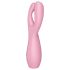 Satisfyer Threesome 3 - akumulatorowy wibrator łechtaczkowy (różowy)