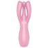 Satisfyer Threesome 3 - akumulatorowy wibrator łechtaczkowy (różowy)