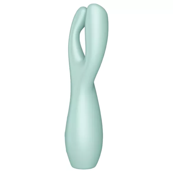 Satisfyer Threesome 3 - akumulatorowy wibrator łechtaczkowy (miętowy)