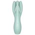 Satisfyer Threesome 3 - akumulatorowy wibrator łechtaczkowy (miętowy)
