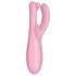 Satisfyer Threesome 4 - wibrujący stymulator łechtaczki sterowany aplikacją (różowy)