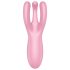 Satisfyer Threesome 4 - inteligentny wibrator łechtaczkowy (różowy)