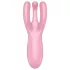 Satisfyer Threesome 4 - wibrujący stymulator łechtaczki sterowany aplikacją (różowy)