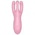 Satisfyer Threesome 4 - wibrujący stymulator łechtaczki sterowany aplikacją (różowy)