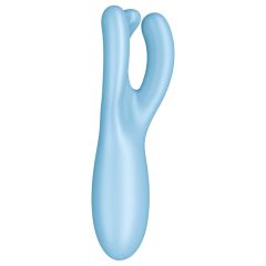   Satisfyer Threesome 4 - inteligentny wibrator łechtaczkowy z możliwością ładowania (niebieski)