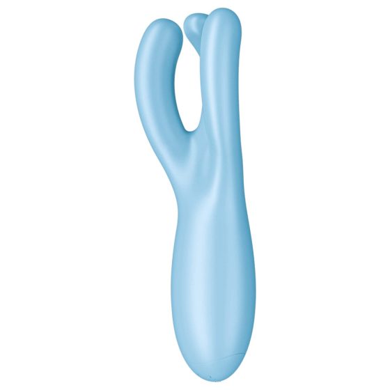 Satisfyer Threesome 4 - inteligentny wibrator łechtaczkowy z możliwością ładowania (niebieski)