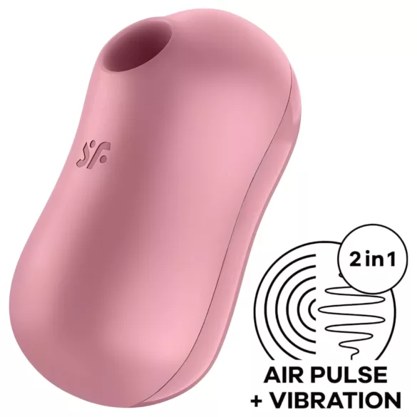 Satisfyer Cotton Candy - stymulator łechtaczki na fale powietrzne - koralowy
