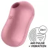 Satisfyer Cotton Candy - stymulator łechtaczki na fale powietrzne - koralowy