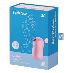   Satisfyer Cotton Candy - powietrzny wibrator łechtaczkowy z możliwością ładowania (fioletowy)