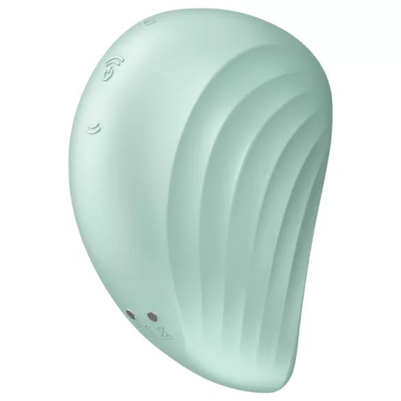 Satisfyer Pearl Diver - wibrator do łechtaczki z falami powietrza - miętowy