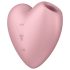 Satisfyer Cutie Heart - akumulatorowy stymulator łechtaczki (różowy)