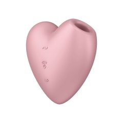   Satisfyer Cutie Heart - bezprzewodowy wibrator łechtaczkowy z falą powietrzną (różowy)