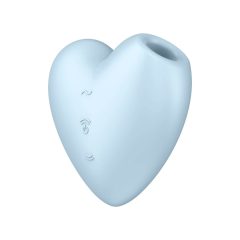  Satisfyer Cutie Heart - bezprzewodowy wibrator łechtaczkowy z falą powietrzną (niebieski)