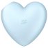 Satisfyer Cutie Heart - akumulatorowy stymulator łechtaczkowy z falami powietrza (niebieski)