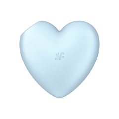   Satisfyer Cutie Heart - bezprzewodowy wibrator łechtaczkowy z falą powietrzną (niebieski)