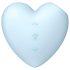 Satisfyer Cutie Heart - akumulatorowy stymulator łechtaczkowy z falami powietrza (niebieski)