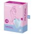 Satisfyer Cutie Heart - akumulatorowy stymulator łechtaczkowy z falami powietrza (niebieski)